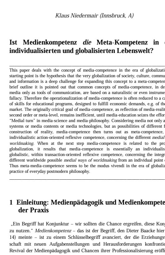 Niedermair, Klaus: Computerunterstützte qualitative Analyse